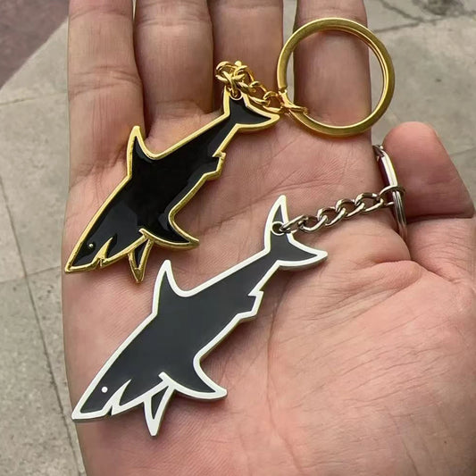 Stylish Metal Key Ring Accessories Car Luggage Zipper Bag Charms Paul and Shark Keychain