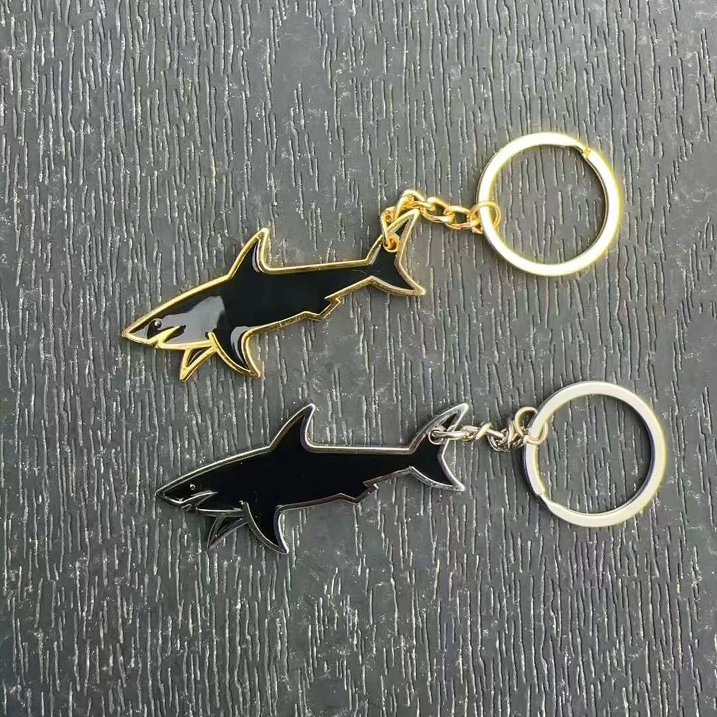 Stylish Metal Key Ring Accessories Car Luggage Zipper Bag Charms Paul and Shark Keychain